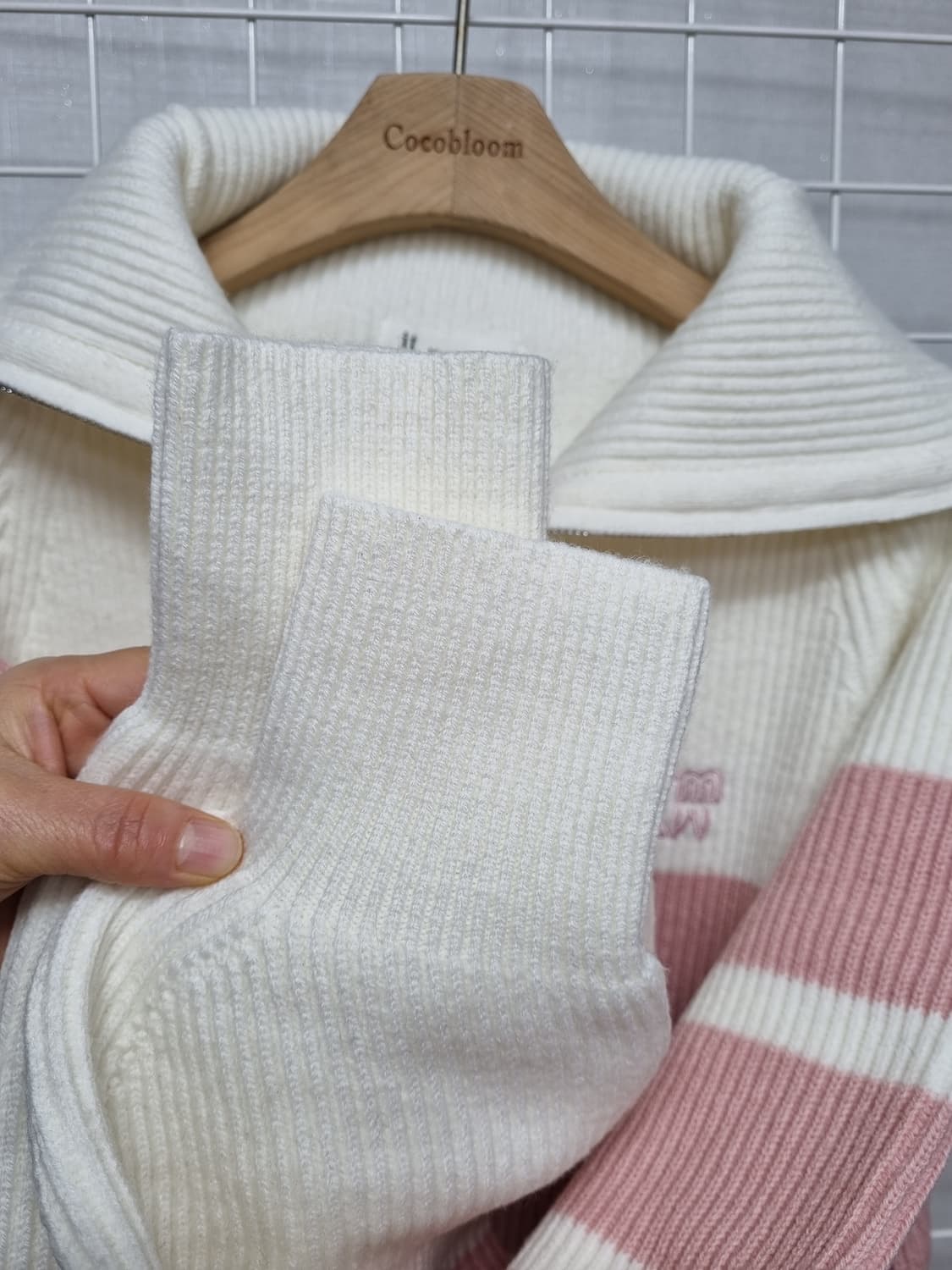 잇미샤 집업 니트 (새상품급) 상품이미지4