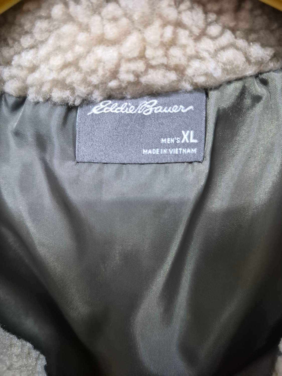 에디바우어 카라 패딩 조끼 네이비 XL 상품이미지3