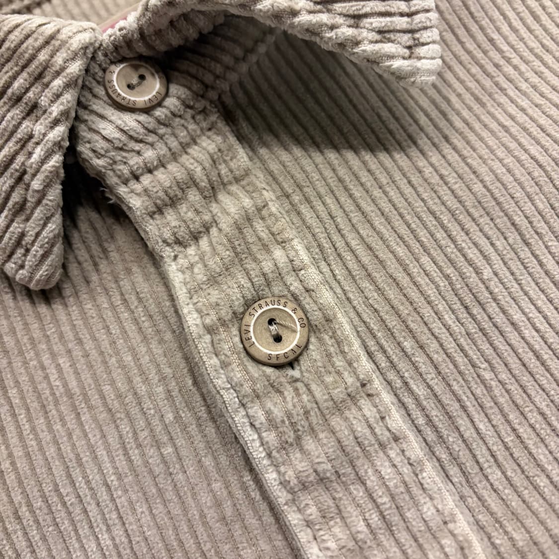 [XS] 리바이스 코듀로이 셔츠 베이지 B869 상품이미지6