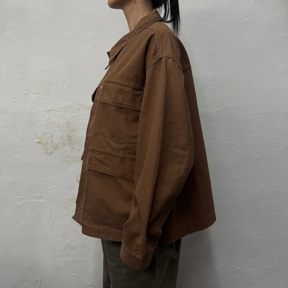 리바이스(Levi's) 브라운컬러 코튼 캔버스 4포켓 필드자켓 상품이미지2