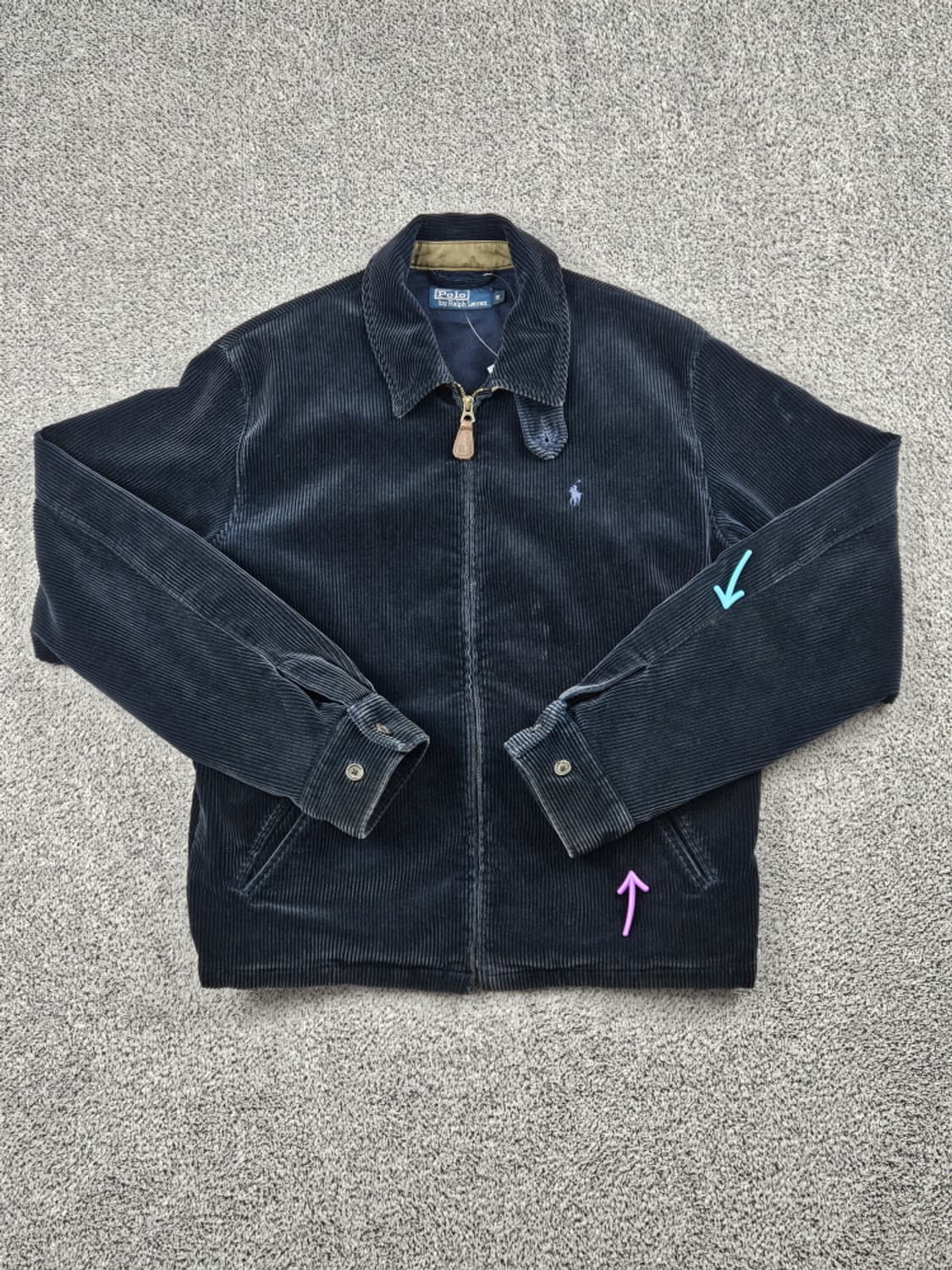 폴로랄프로렌 코듀로이 스윙탑 블루종 자켓 ( S ) / 9944 상품이미지2