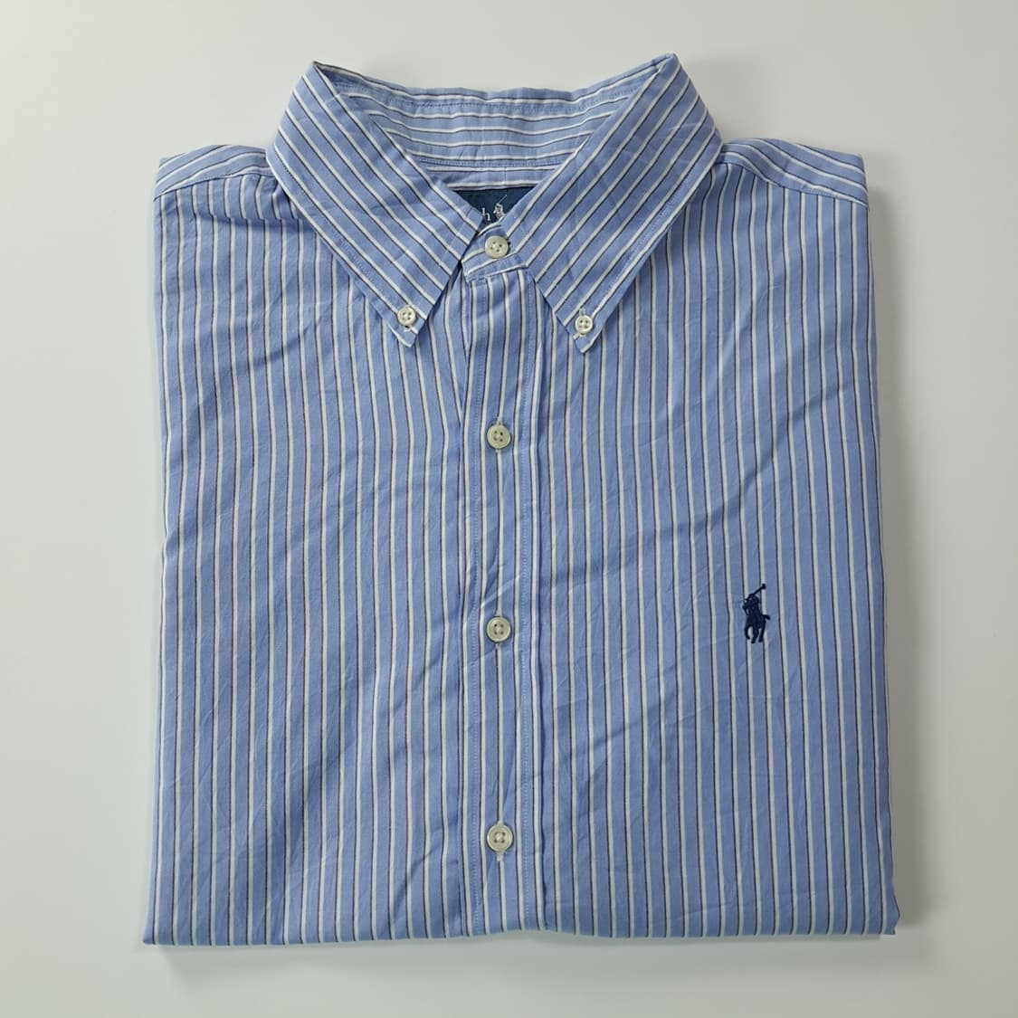 CK743 XL 폴로 00s 블루 스트라이프 셔츠 남방 상품이미지7
