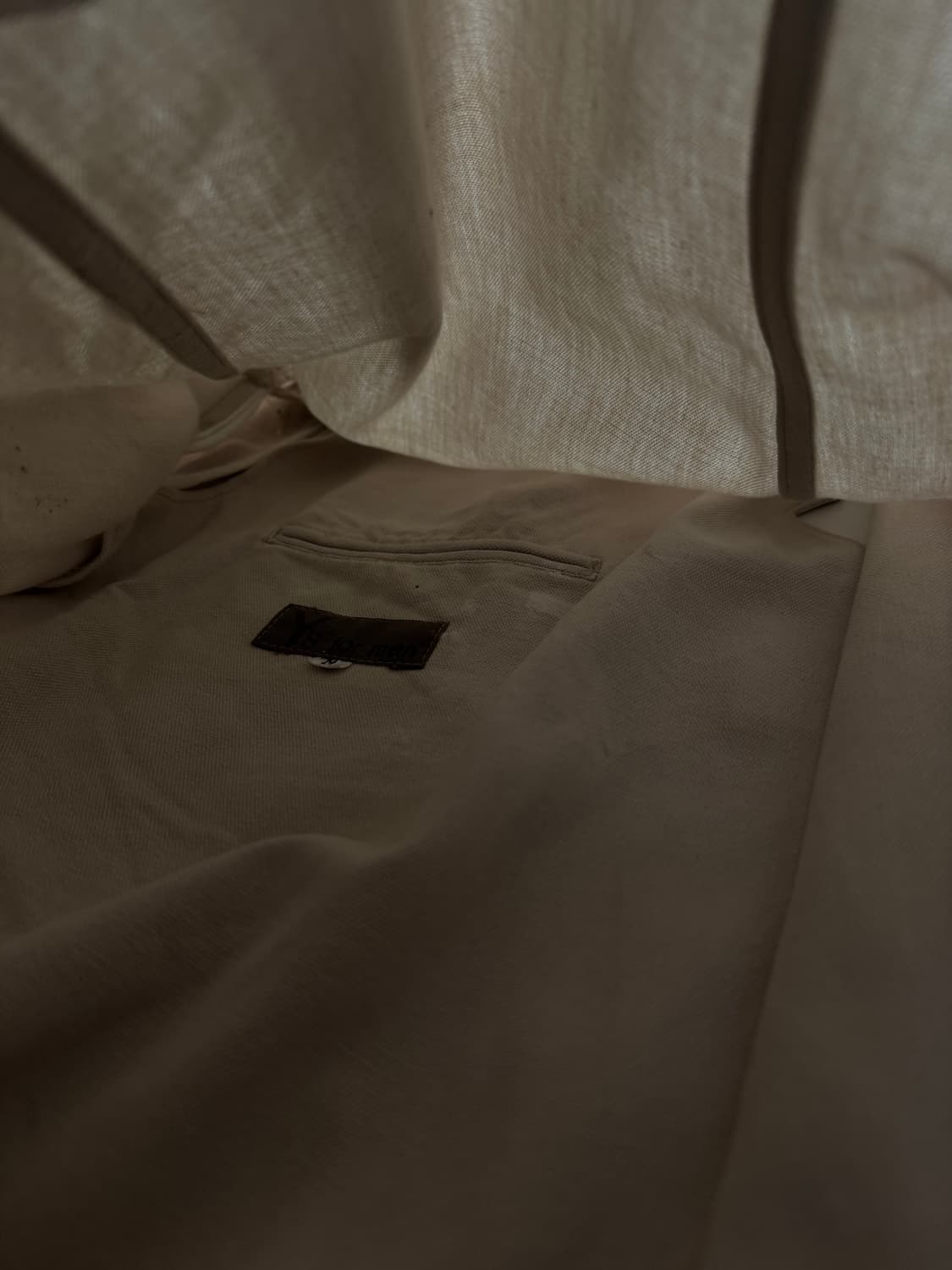 Y’s for men Ivory Cotton Minimal Blazer 상품이미지8