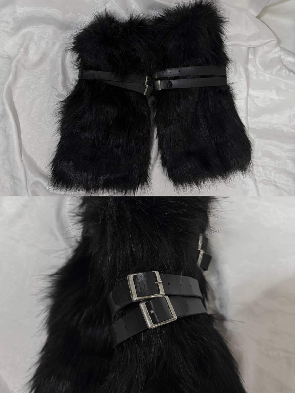buckle fur leg warmer 상품이미지1