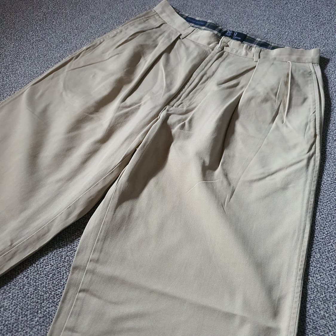 90s Made in U.S.A  폴로 랄프로렌 골프 투턱 치노 팬츠 N 상품이미지3