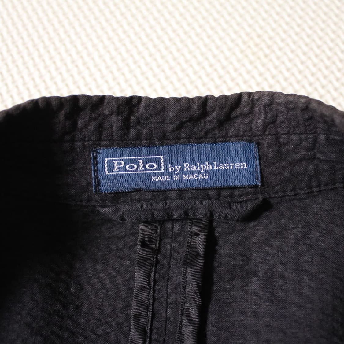 폴로 랄프로렌 블랙 시어서커 3버튼 블레이저 자켓 상품이미지7