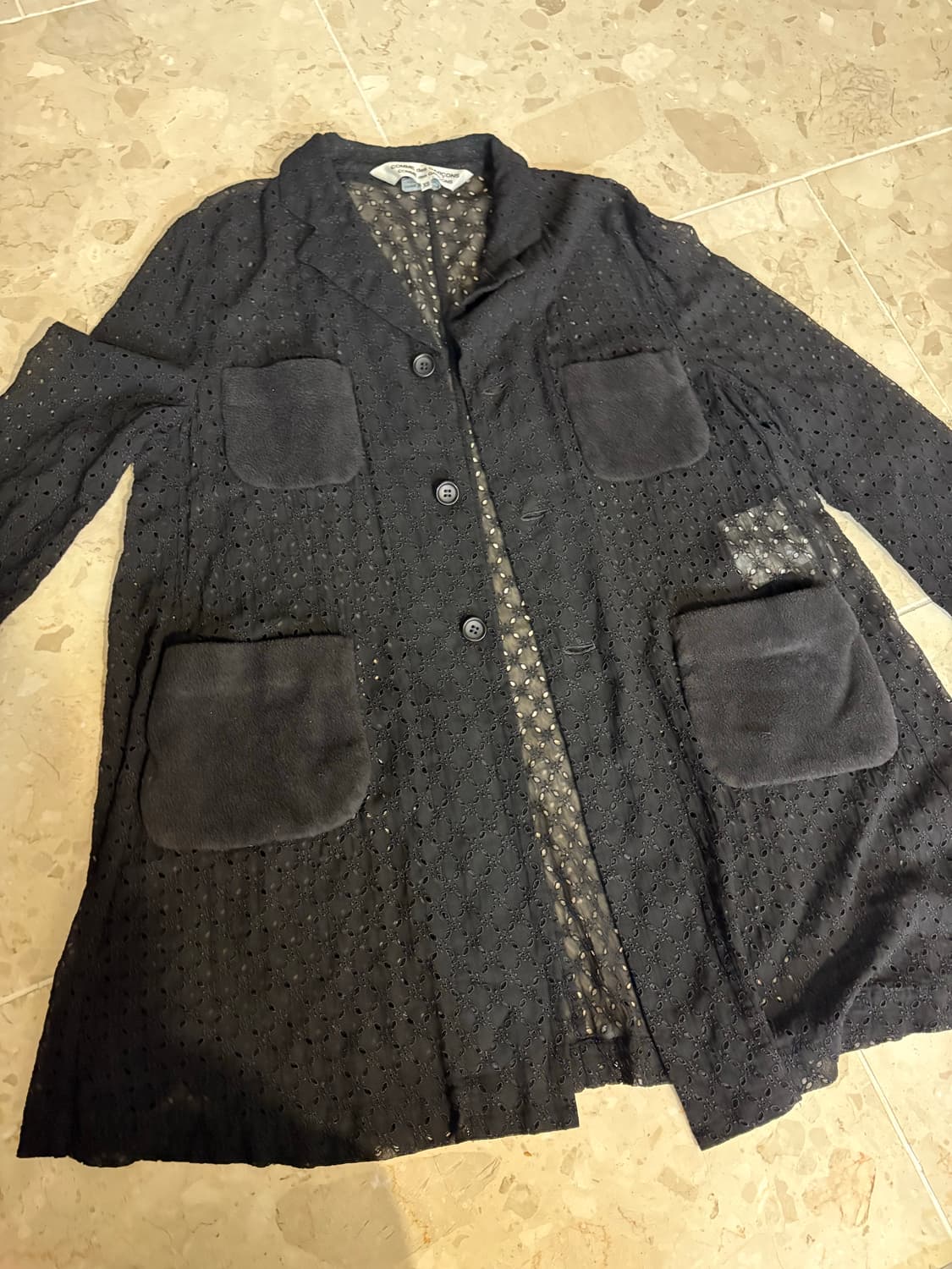 꼼데가르송 레이스자켓 상품이미지2