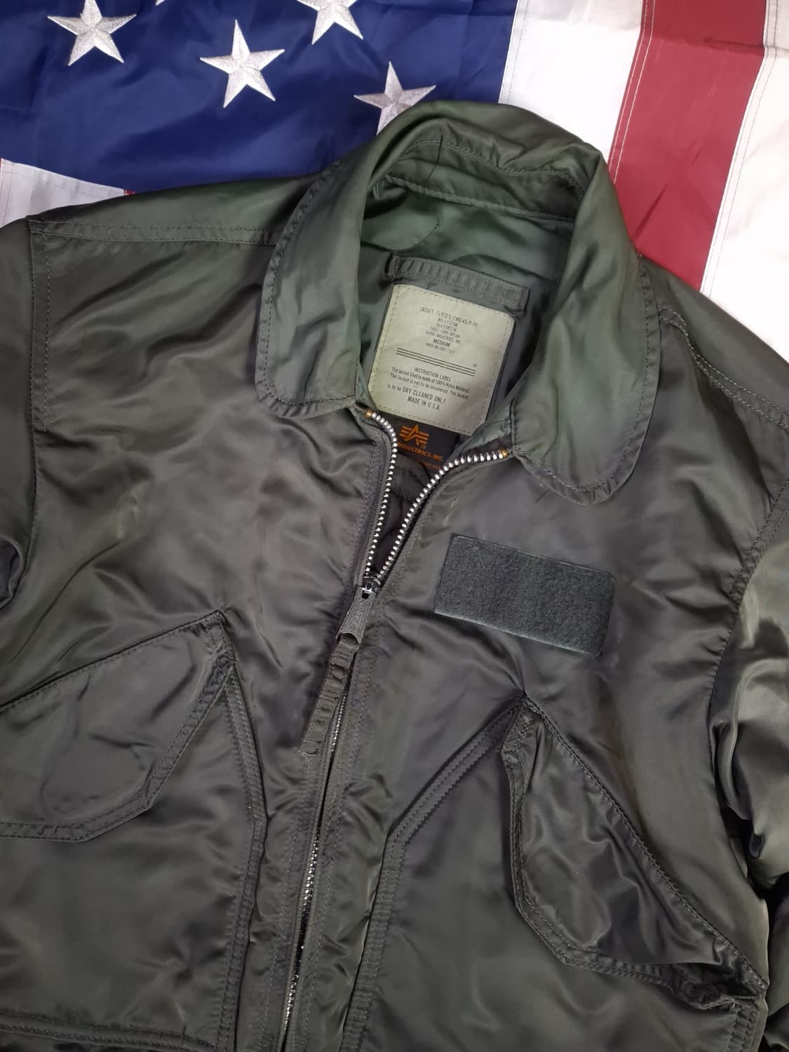 오리지날 미국제조 미공군 민수용 CWU-45/P 항공자켓 상품이미지4