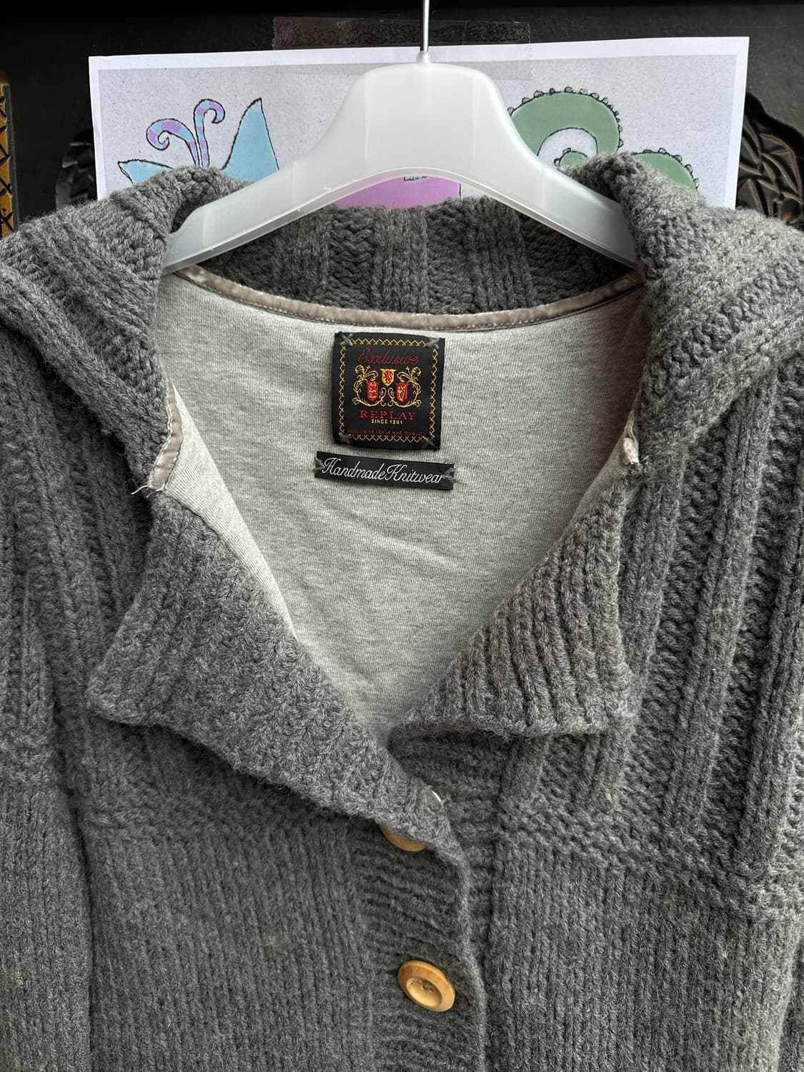 replay 니트 가디건 상품이미지3