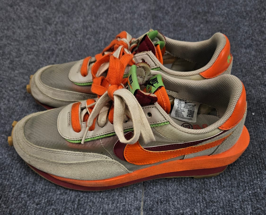 나이키X사카이X클랏 LD와플 오렌지 운동화(급처) 상품이미지4