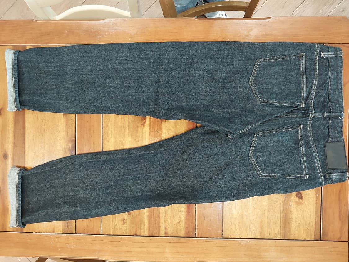 스파오 레귤러 스트레이트 셀비지 데님팬츠 28, 30사이즈 2벌 일괄판매 상품이미지10