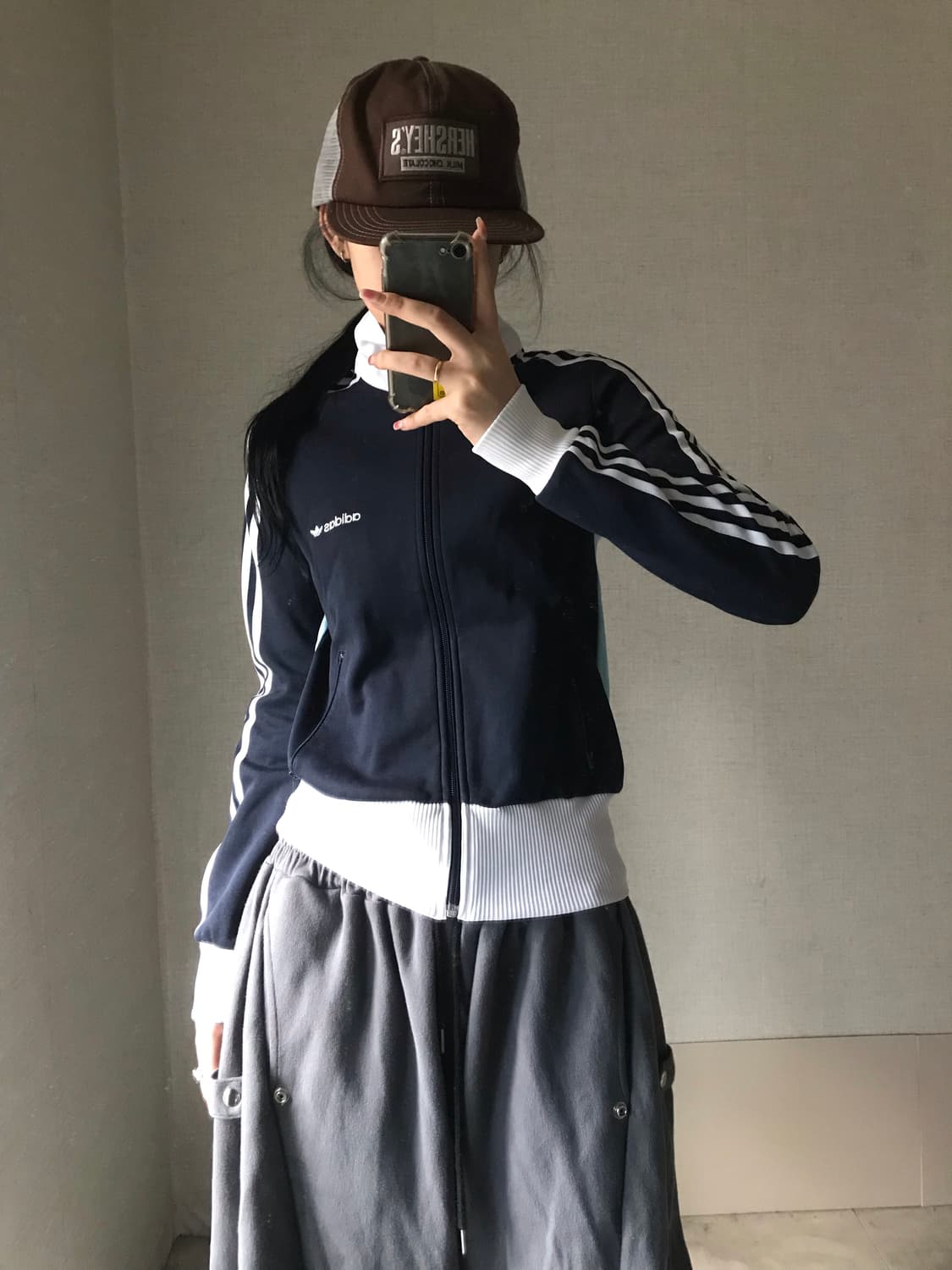 아디다스 네이비 연하늘 베켄바우어 져지 상품이미지1