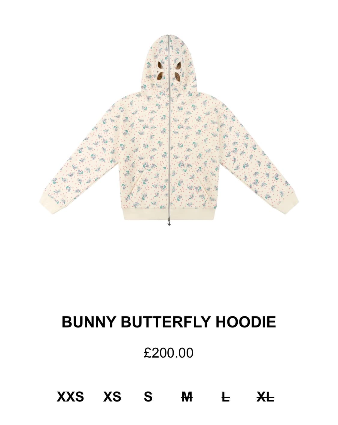 (s) 애슐리 윌리엄스 버니 버터플라이 후디 상품이미지3