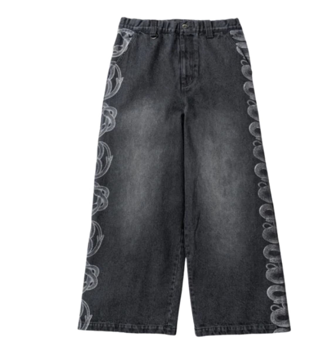 히스테릭 글래머x겐자이 스네이크 배기 데님 팬츠 상품이미지1
