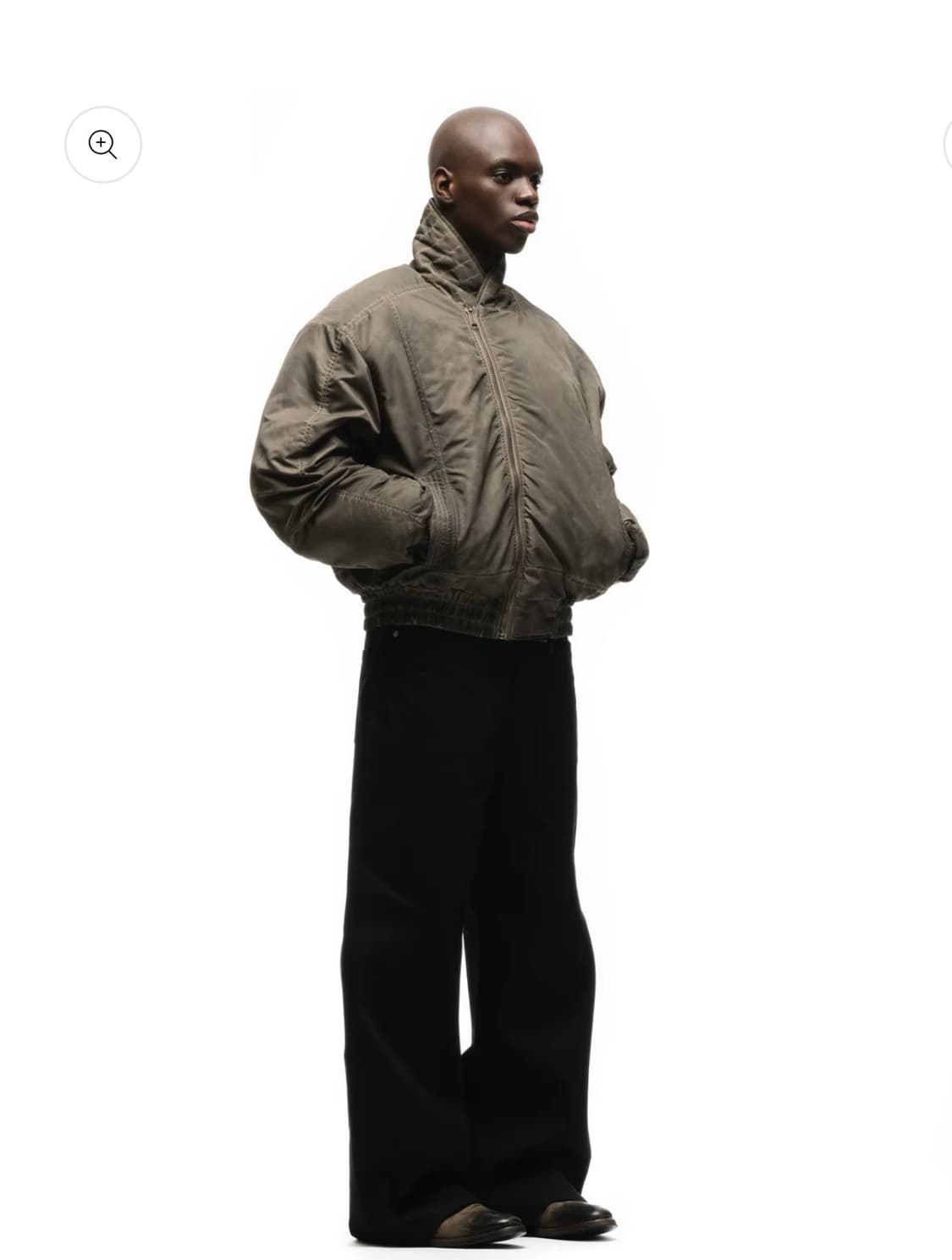 NO FAITH STUDIOS Asymmetrical 봄버 자켓 상품이미지7