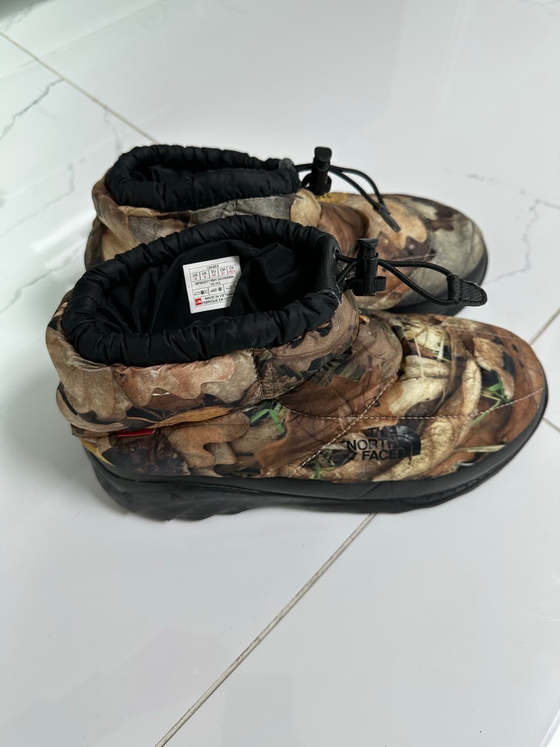 슈프림 노스페이스 TNF Leaves 눕시 부츠 270 상품이미지2