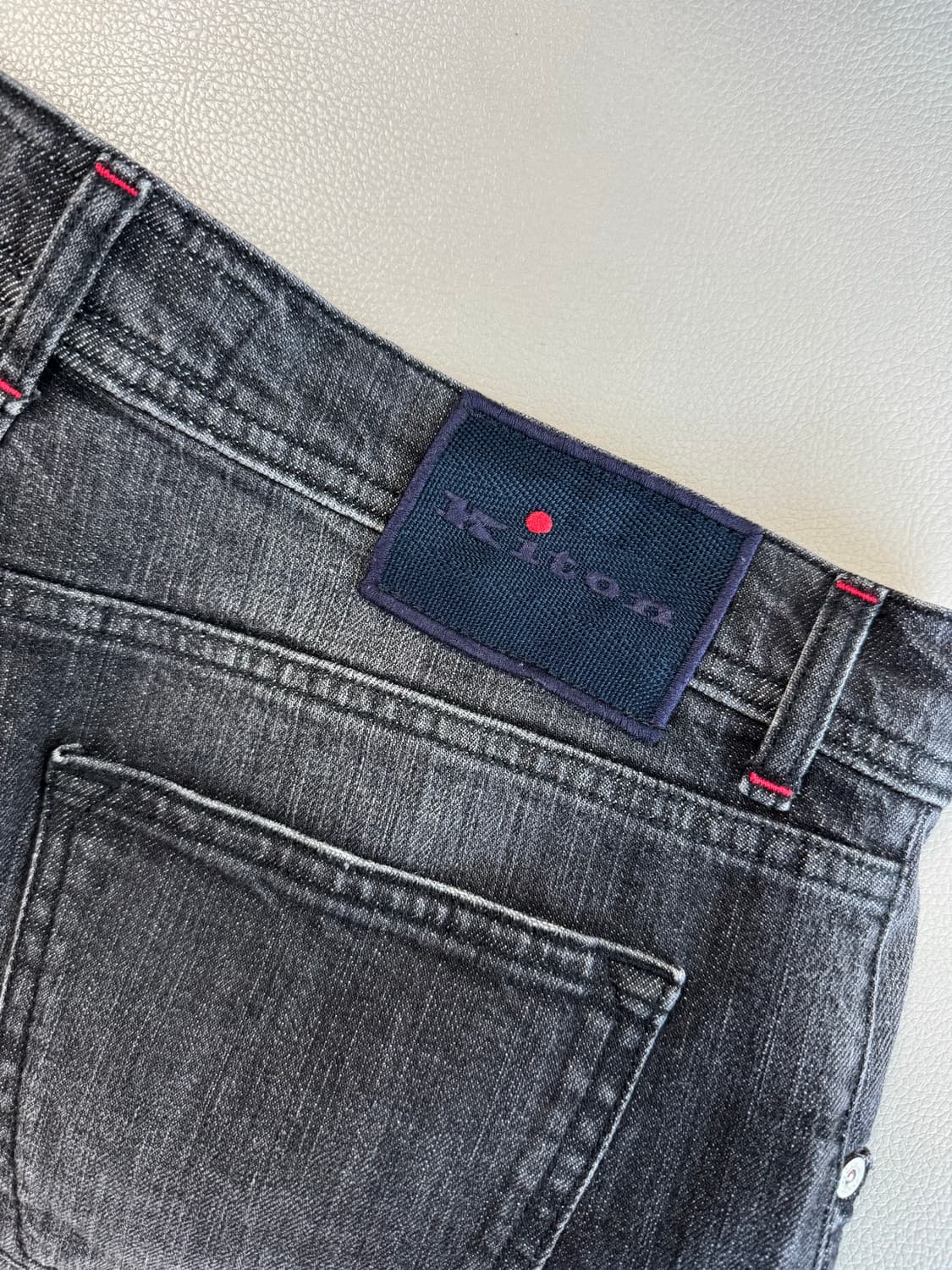 키톤 블랙 워싱 데님 팬츠 32 상품이미지7