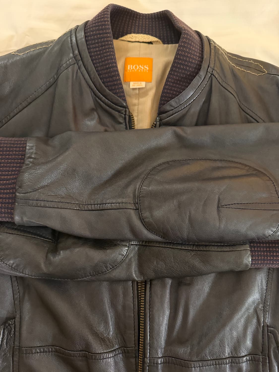 휴고보스 양가죽 자켓 상품이미지2