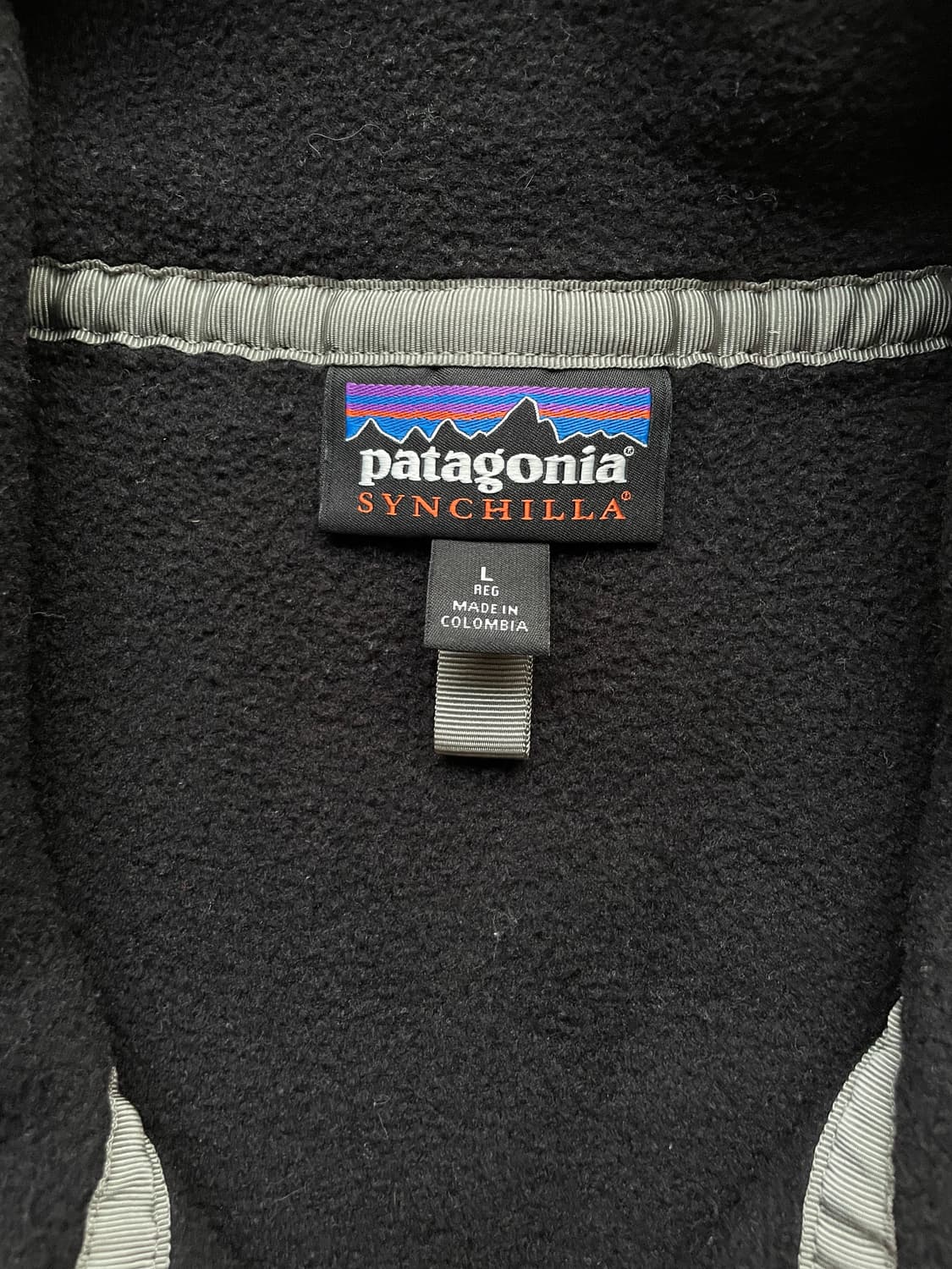 파타고니아 신칠라 블랙 포지그레이 빈티지 상품이미지3