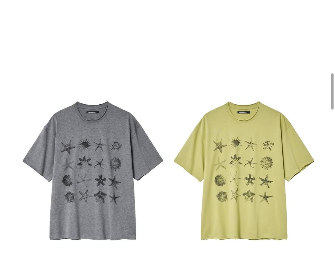 해칭룸 starfish tee yellow 상품이미지2