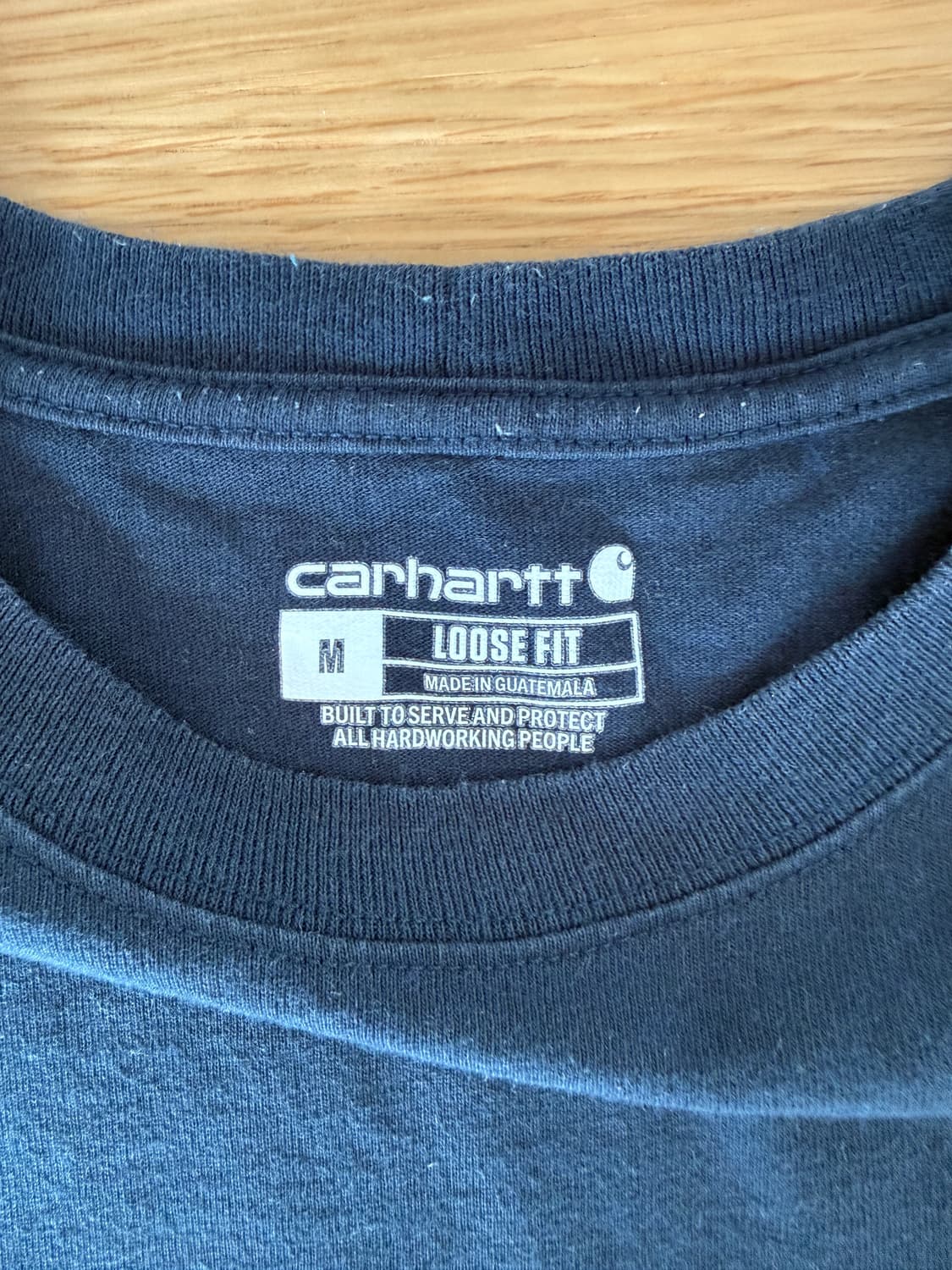 칼하트(Carhartt) 포켓 반팔 티셔츠(네이비) 상품이미지5