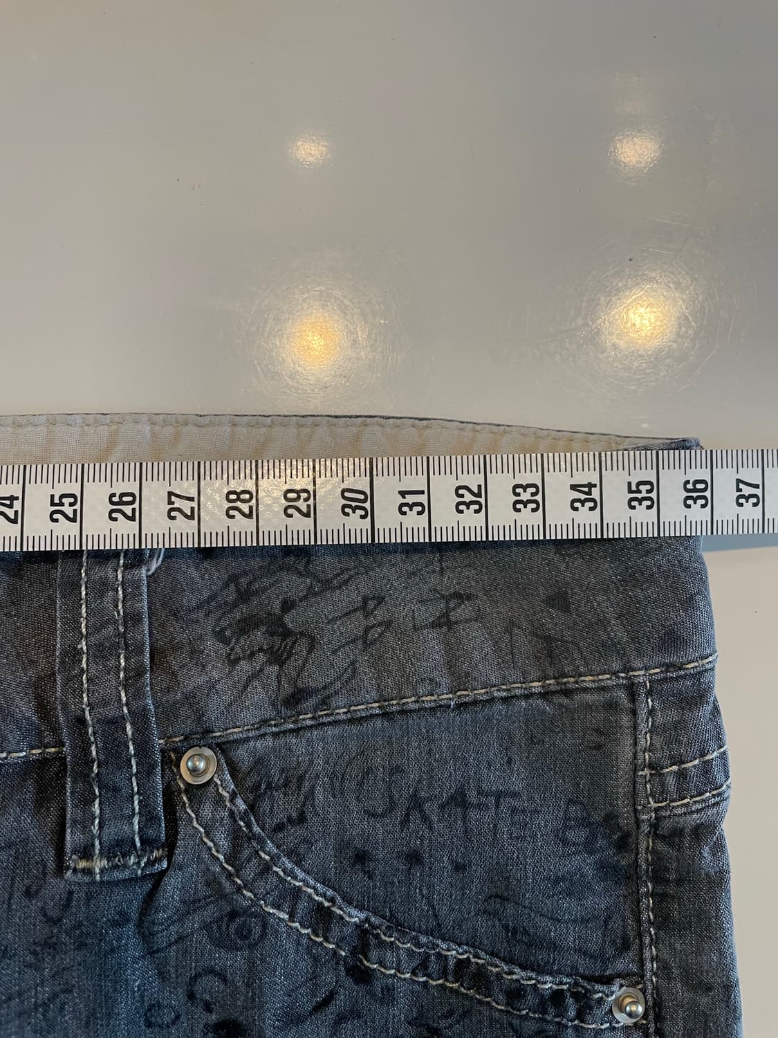 Isabel Marant 회색 프린팅 스키니진 0사이즈 상품이미지7