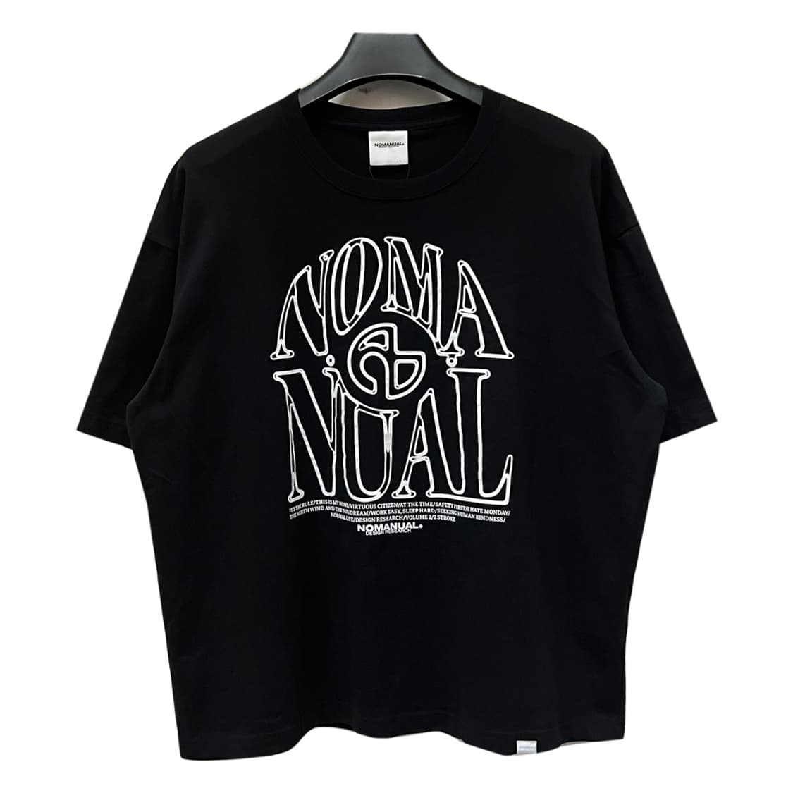 노매뉴얼 S.N.A 반팔티 L 상품이미지1