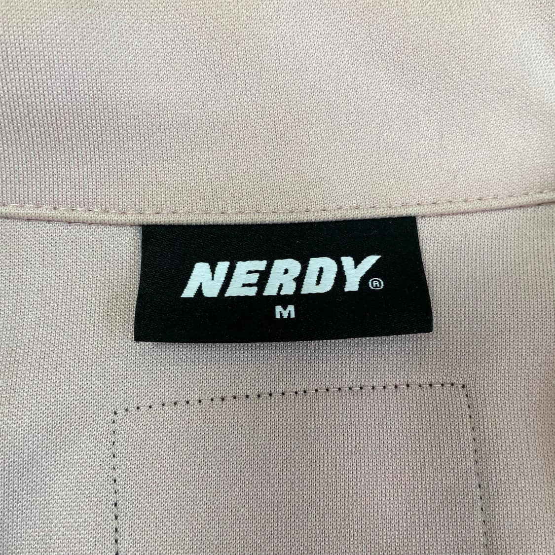 널디 인디핑크 블랙 져지 트랙탑 M 상품이미지5