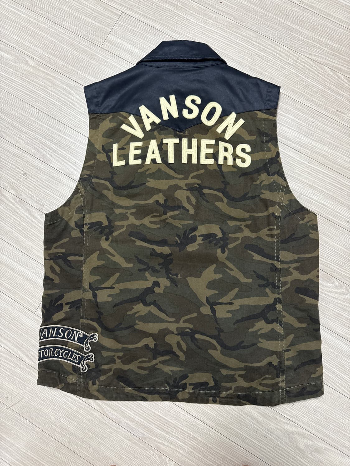 Vanson Leather 카고 패치스 베스트 상품이미지5