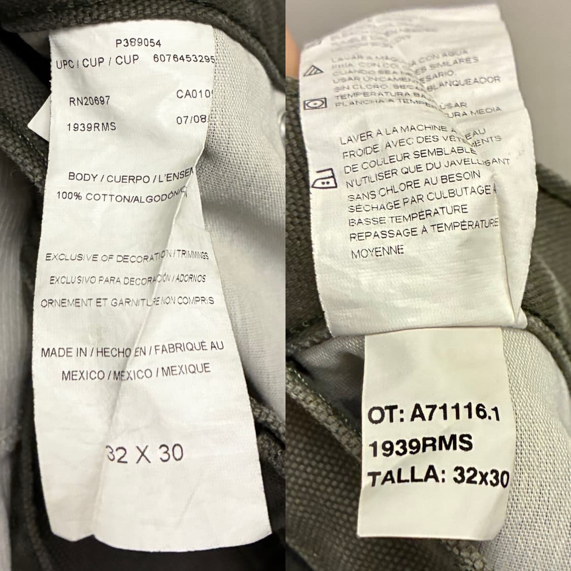 (31~32)디키즈 덕 캔버스 싱글니 카펜터 워크팬츠 카키 상품이미지9