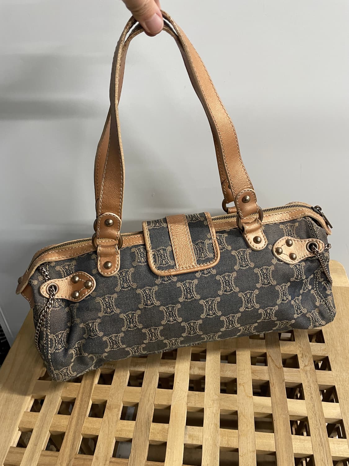 셀린느 데님 트리오페 y2k 숄더백 상품이미지2