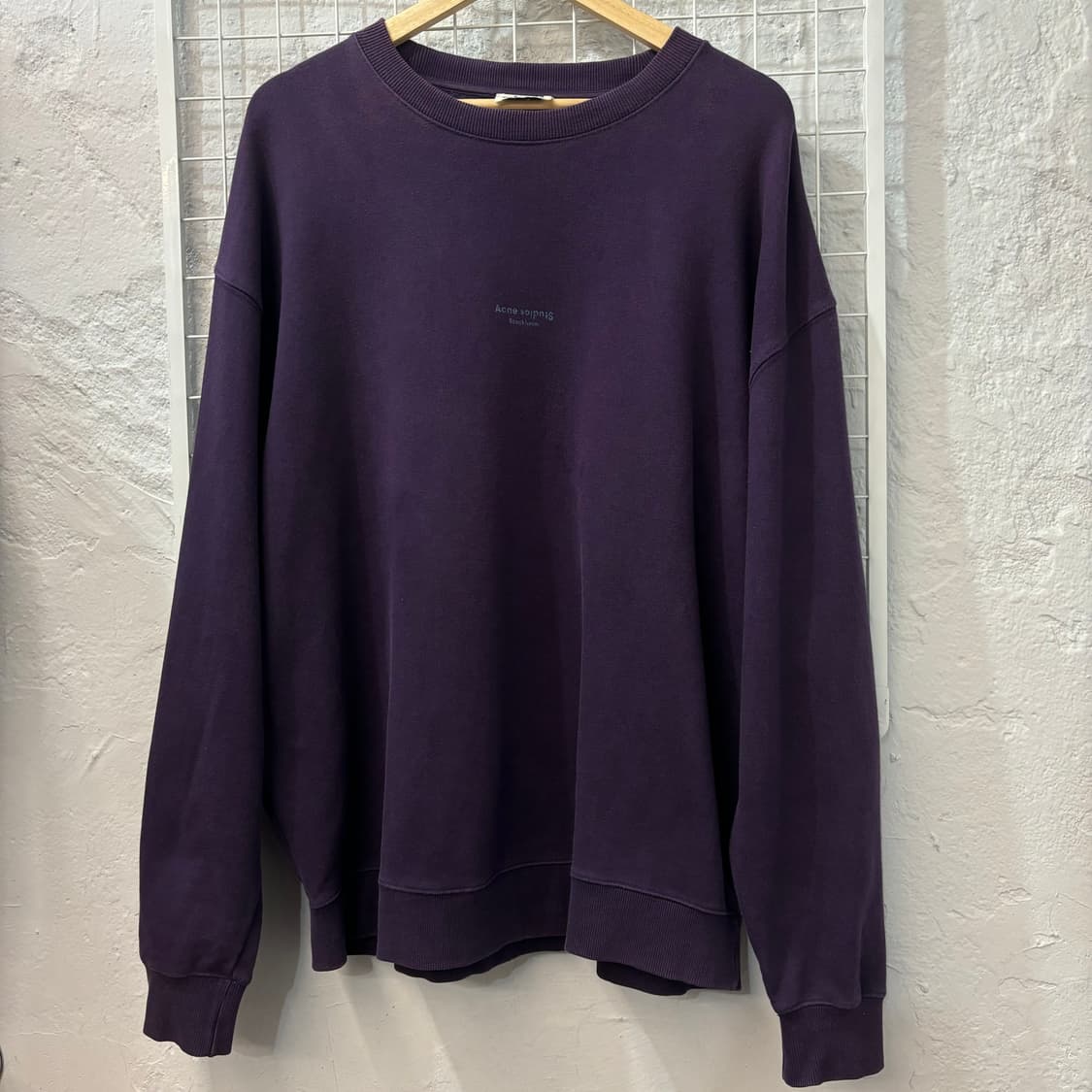 아크네 스튜디오 스톡홀름 퍼플 스웻셔츠 M 상품이미지1