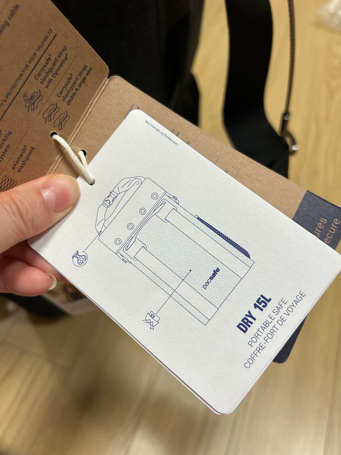 새상품 팩세이프 도난방지가방 15L 상품이미지4