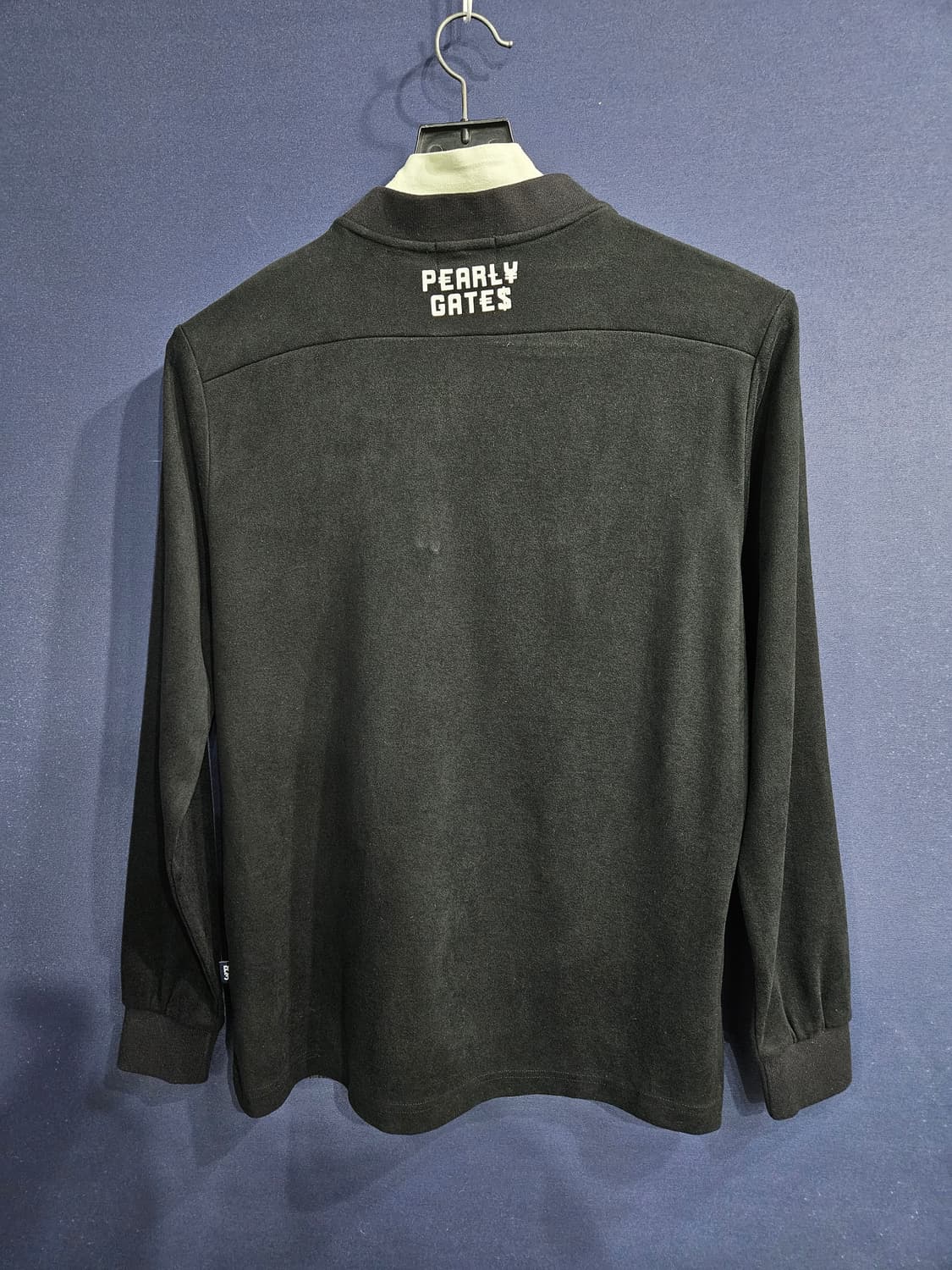 파리게이츠 블랙컬러 남성 슬림핏 100 골프 터틀넥  상품이미지2