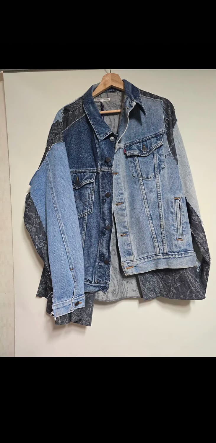 (국내새상품) 리빌드 바이 니들스 데님 반다나 데님자켓 상품이미지1