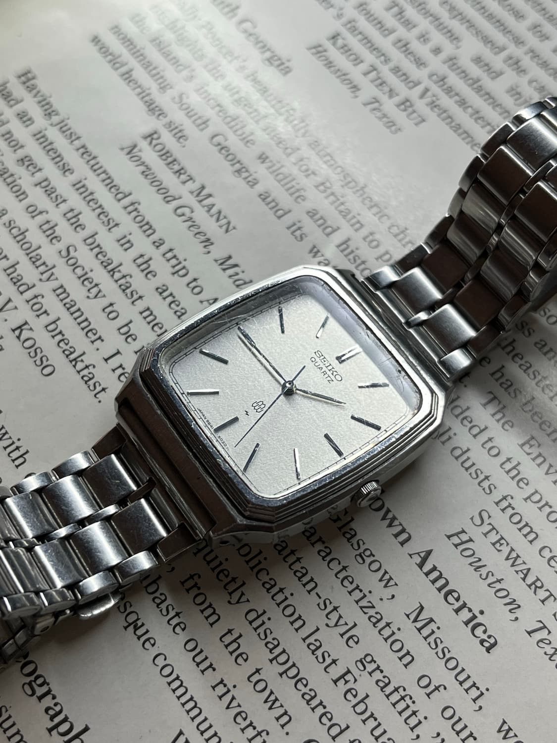 빈티지 세이코 스퀘어 쿼츠 9641-5030 상품이미지2