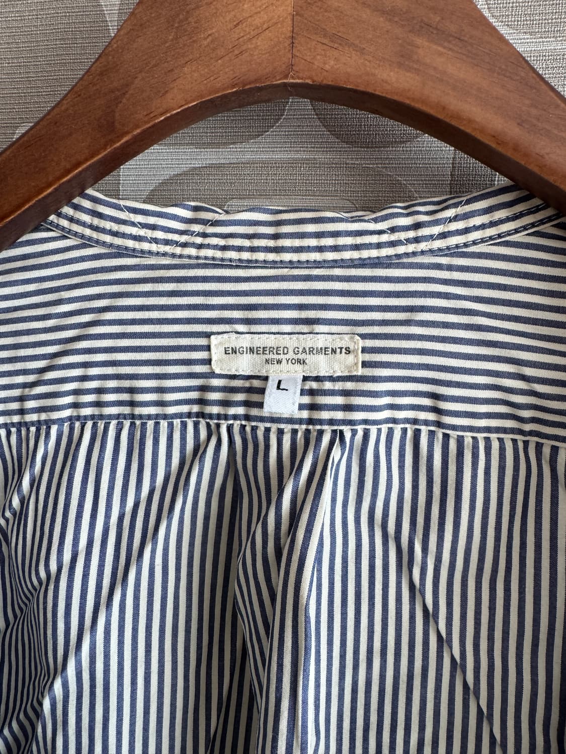 Engineered Garments 엔지니어드 가먼츠 스트라이프 셔츠 L 상품이미지4
