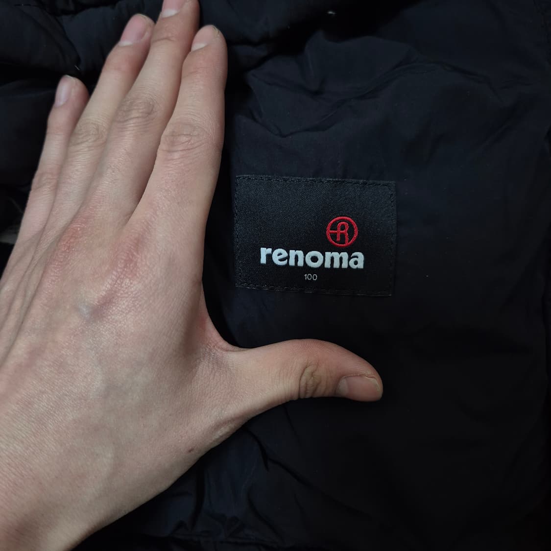 레노마 남성 퀼팅 패턴 구스다운 경량패딩 L(100) 상품이미지5