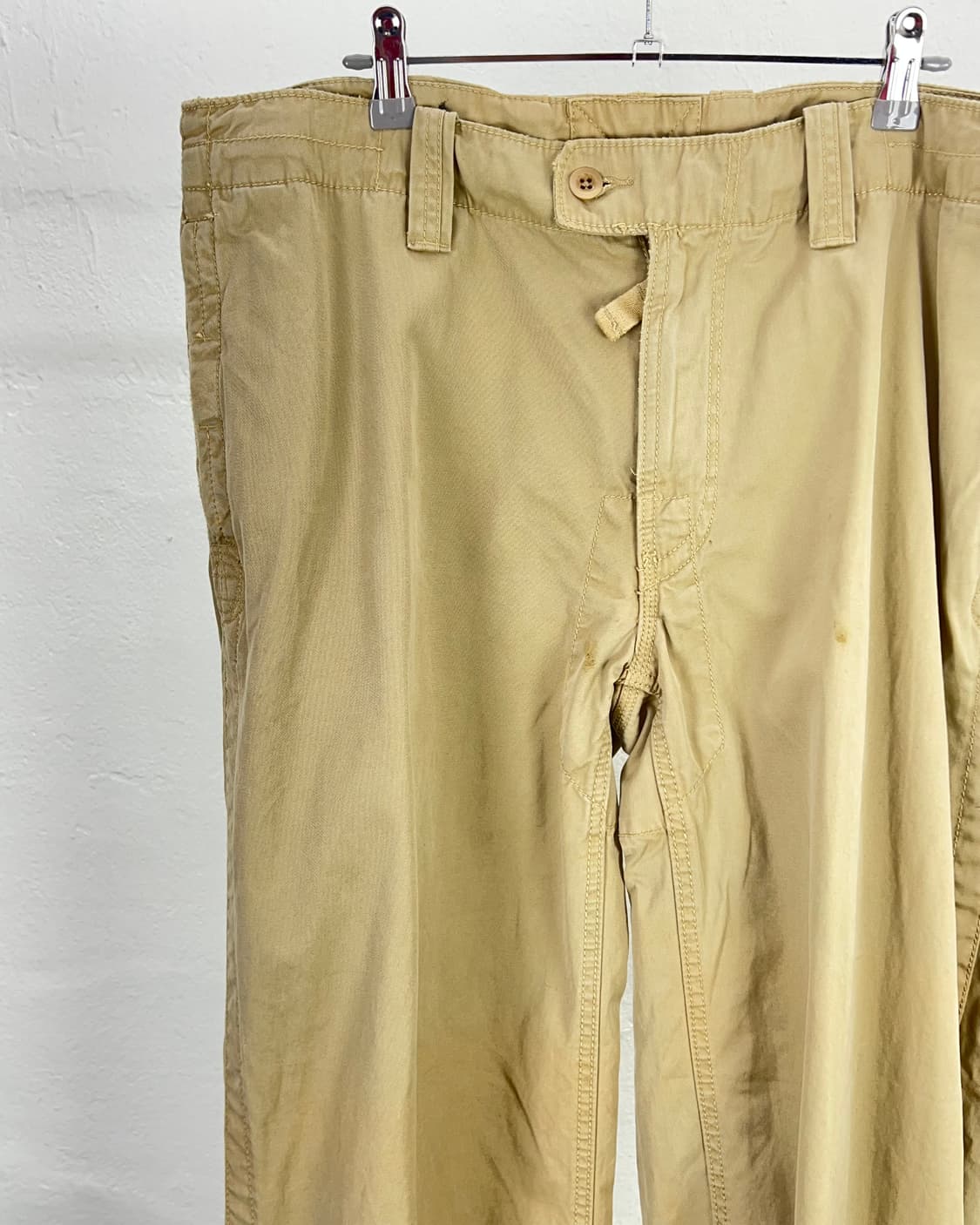 폴로 랄프로렌 베이지 워크웨어 테이퍼드 렌치 코튼 팬츠 상품이미지2