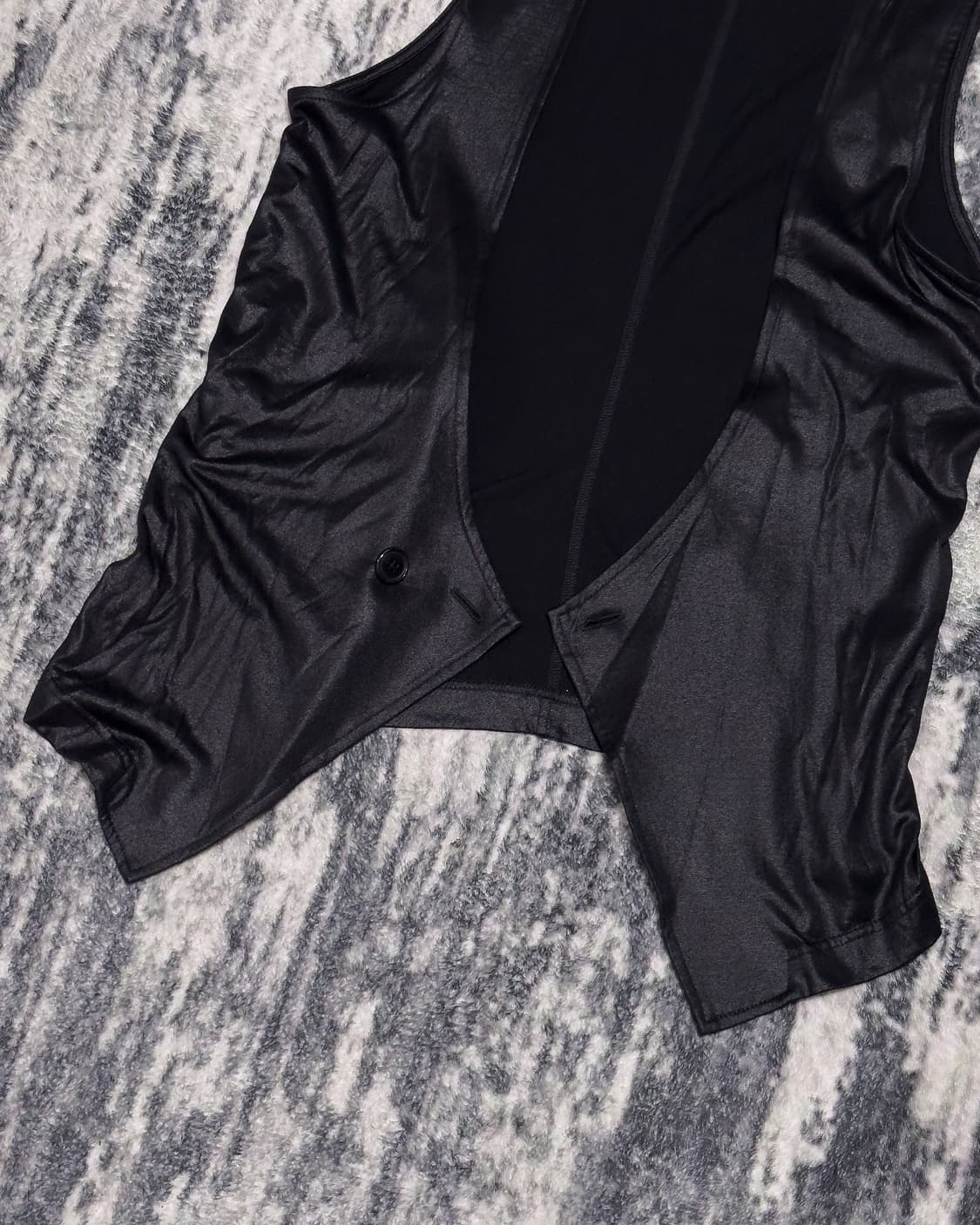 {Tornado Mart} Coating Asymmetric Vest   상품이미지6