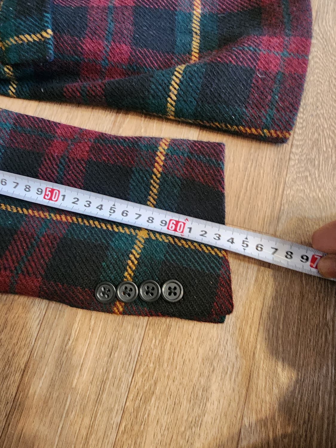 폴로 랄프로렌 멀티체크 자켓 42R made in italy 상품이미지5