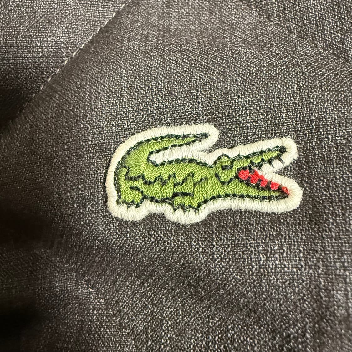 라코스테 퀄팅 자켓 S 95사이즈 차콜 스타디움 블루종 누빔 점퍼 상품이미지3