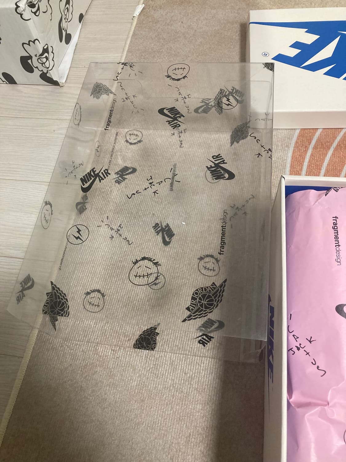 프스캇 나이키 조던1 로우 스캇 프라그먼트 265팝니다 상품이미지8