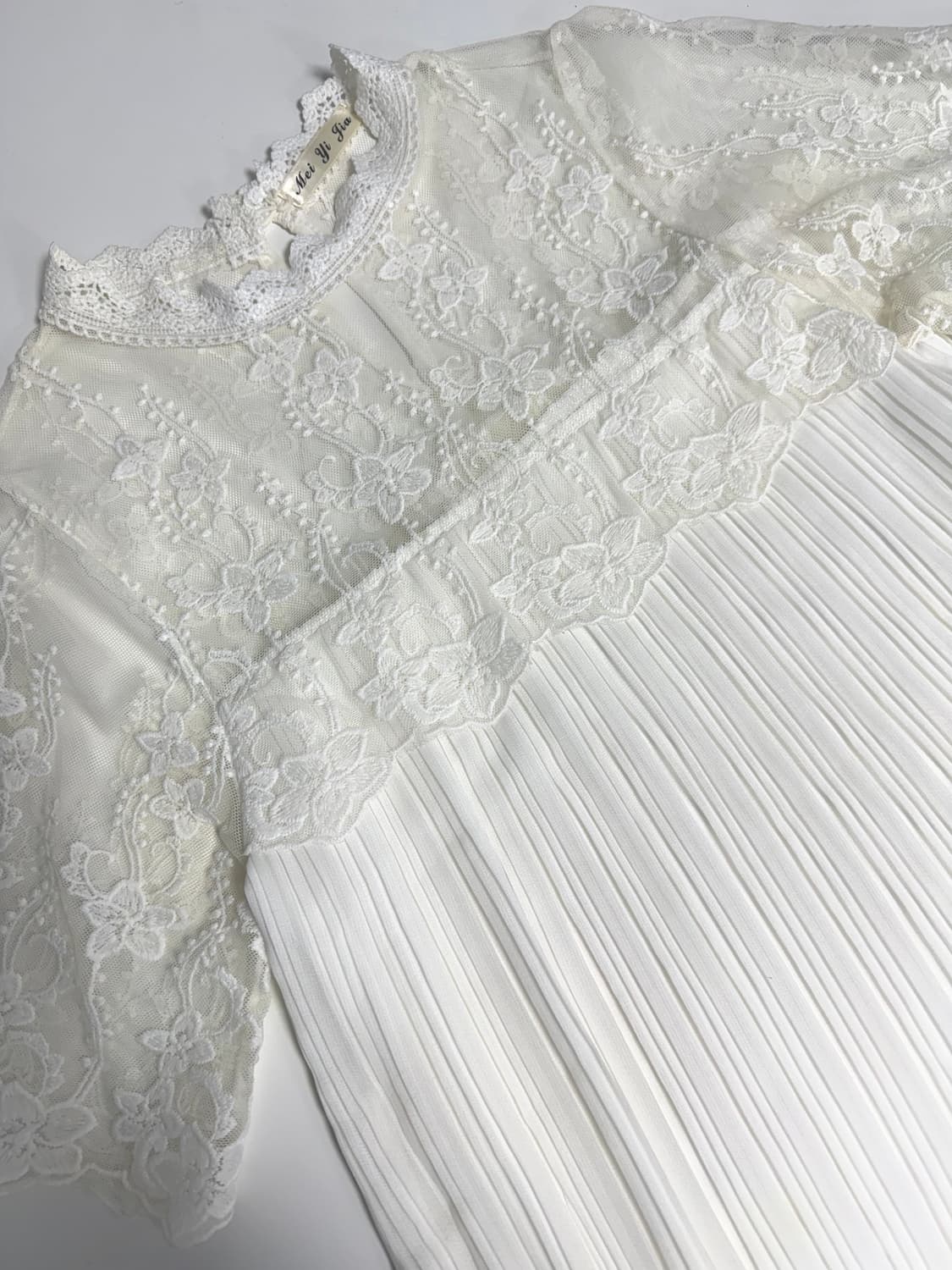 플리츠 레이스 원피스 상품이미지2