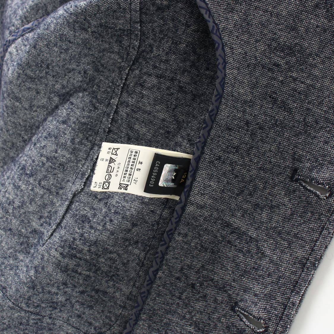 팬디 Fendi 빈티지 울 코튼 FF네이비 싱글 자켓 상품이미지9