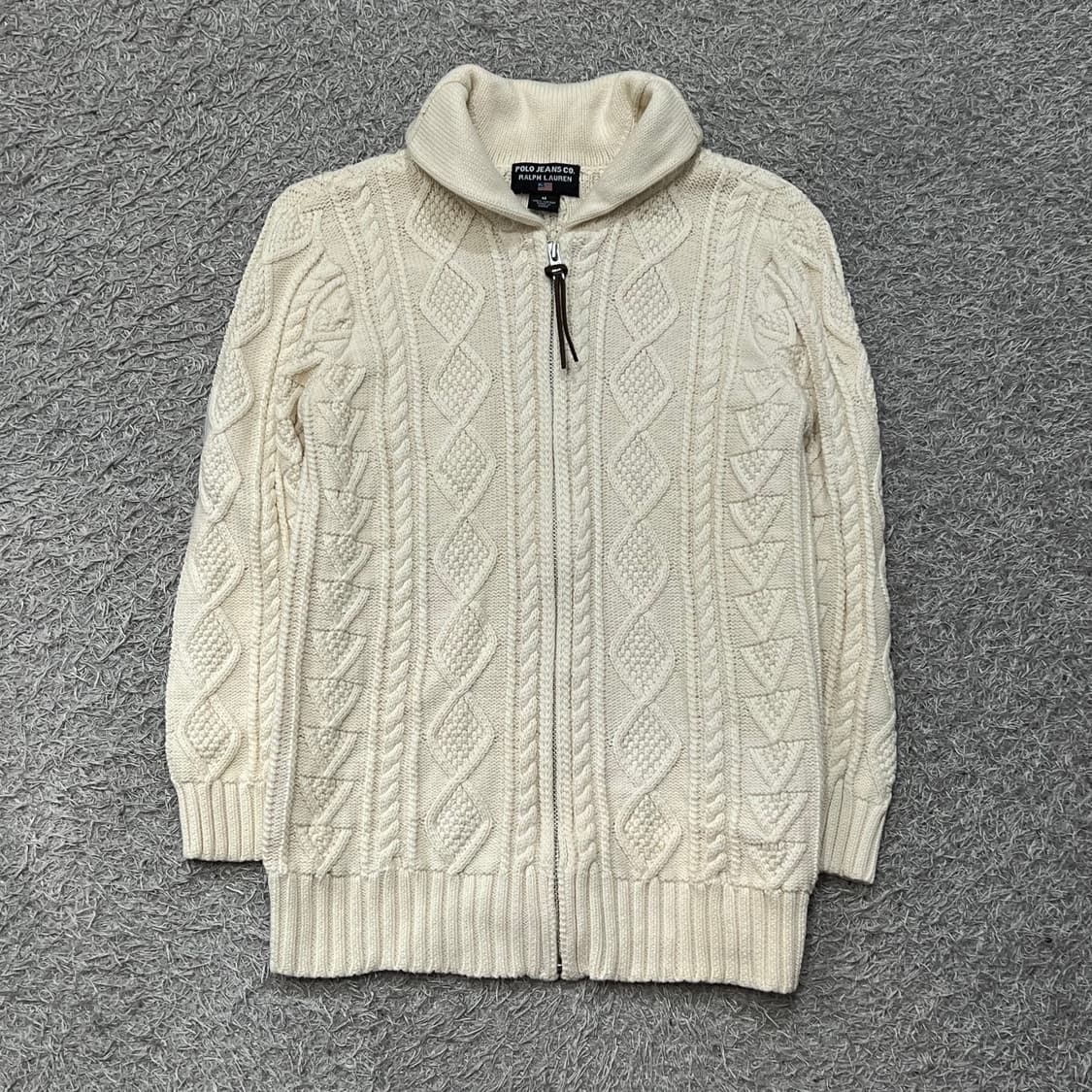 [우먼90] 폴로진스 니트집업 상품이미지2