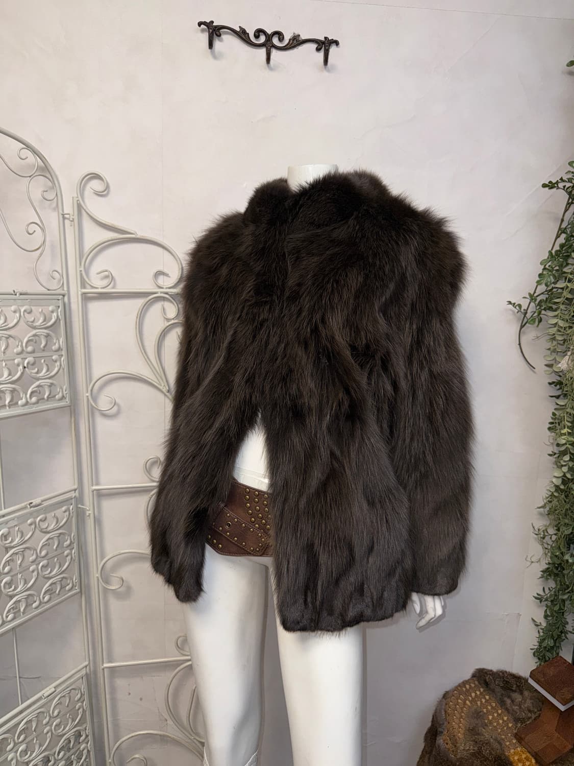 SAGA FOX ash brown fox fur coat jacket  상품이미지5