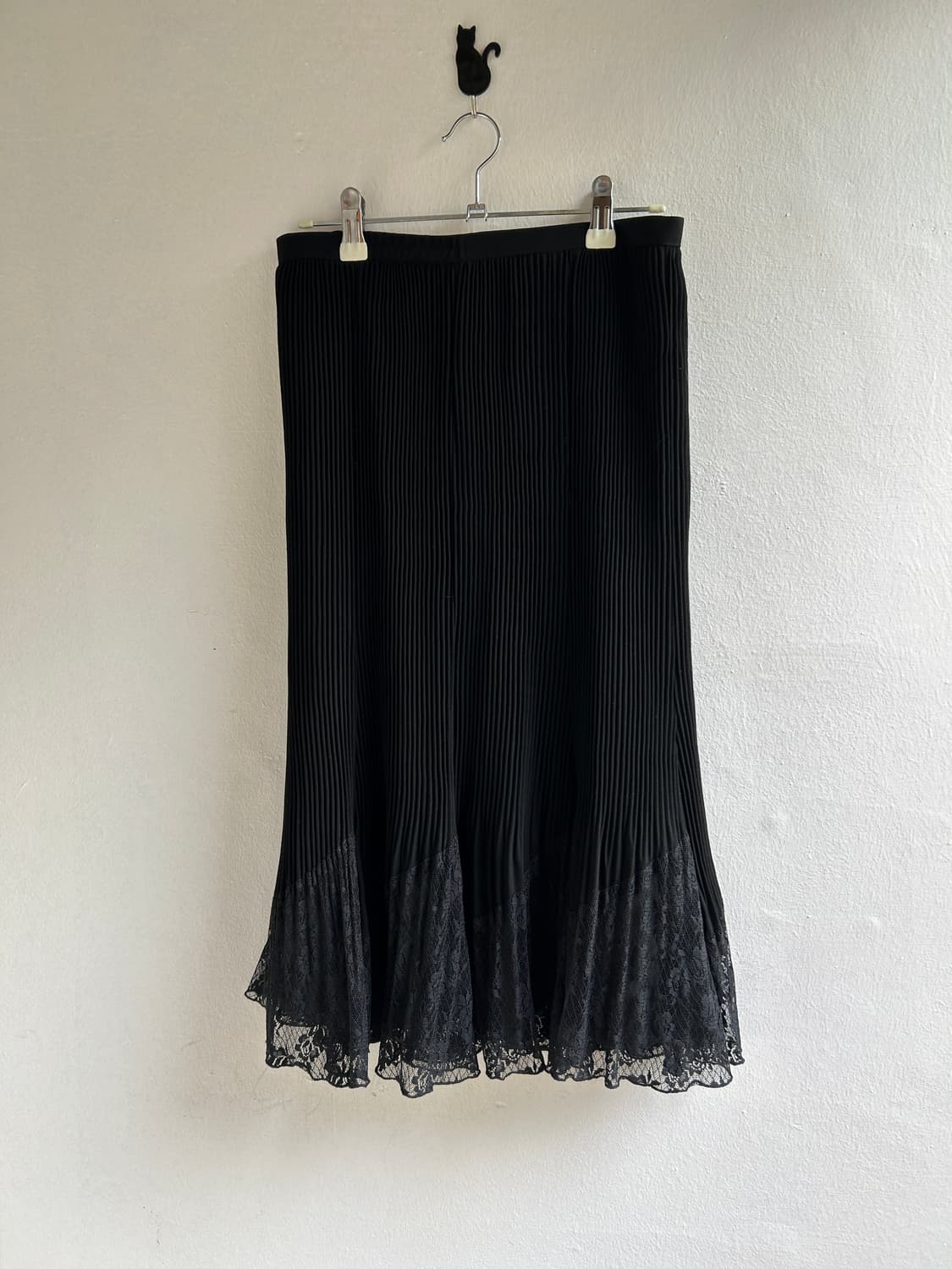 플리츠 레이스 스커트 상품이미지1