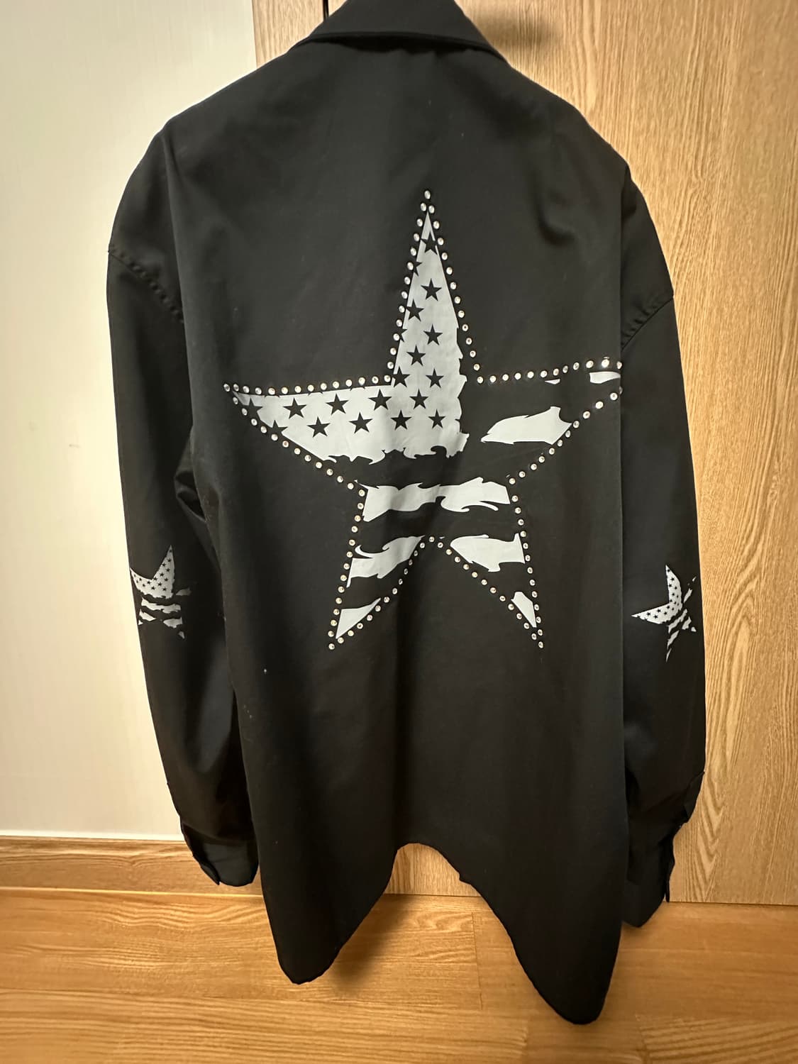 WESKEN Cubid detailed shirt (BLACK) 상품이미지3