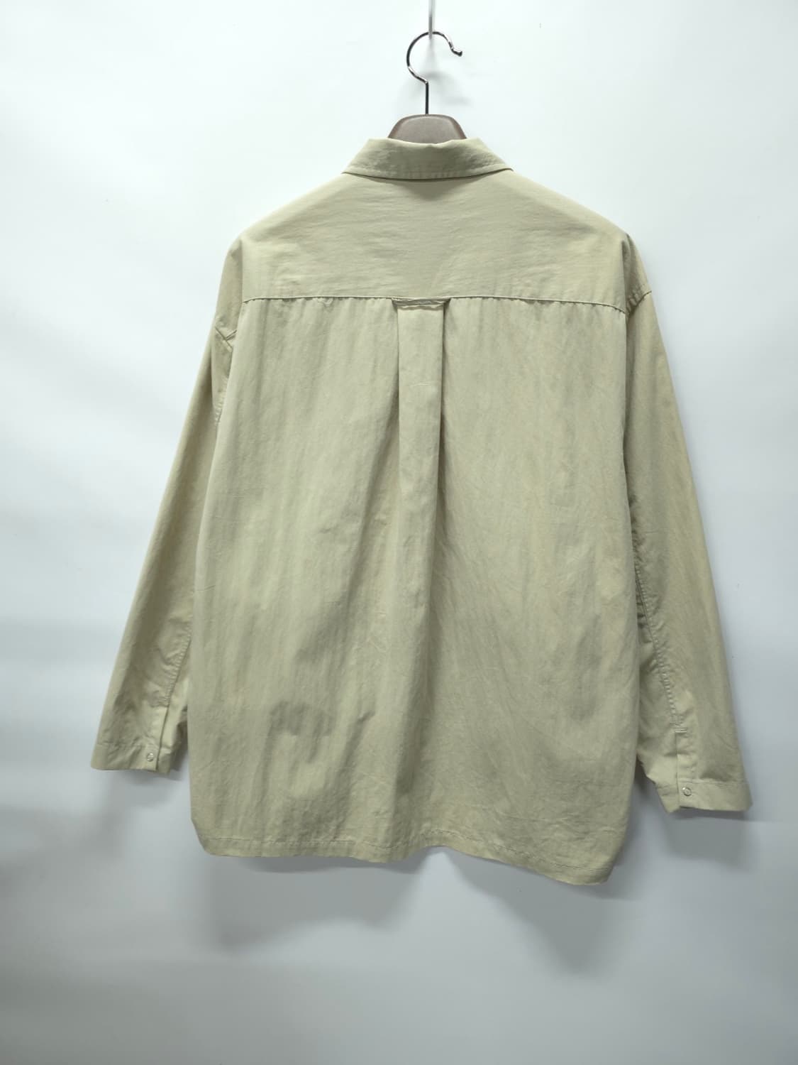 프리즘웍스 오버핏 베이지 셔츠자켓 (105~110) 상품이미지5